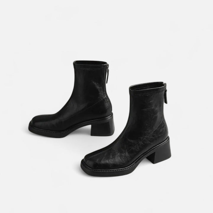 Charles Maison | Women’s Leather Boots – Refined Urban Classic