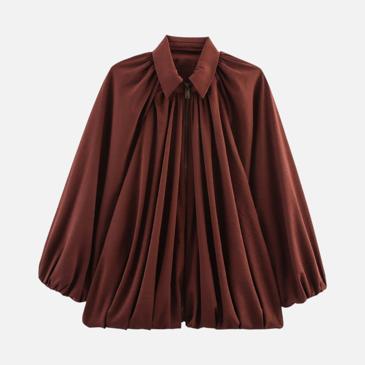 Charles Maison | Women’s Pleated Lapel Blouse