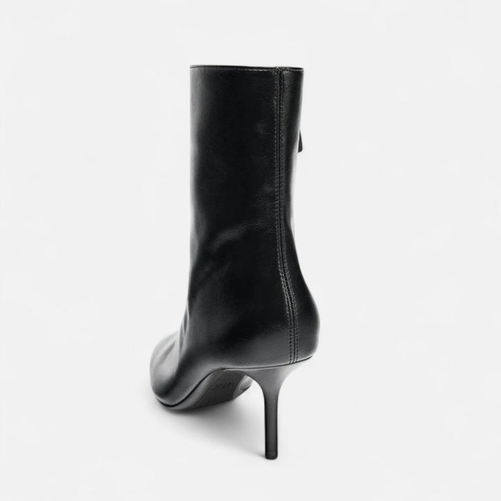 Charles Maison | Women’s Pointed-Toe Heeled Boots – Retro Luxe Flair