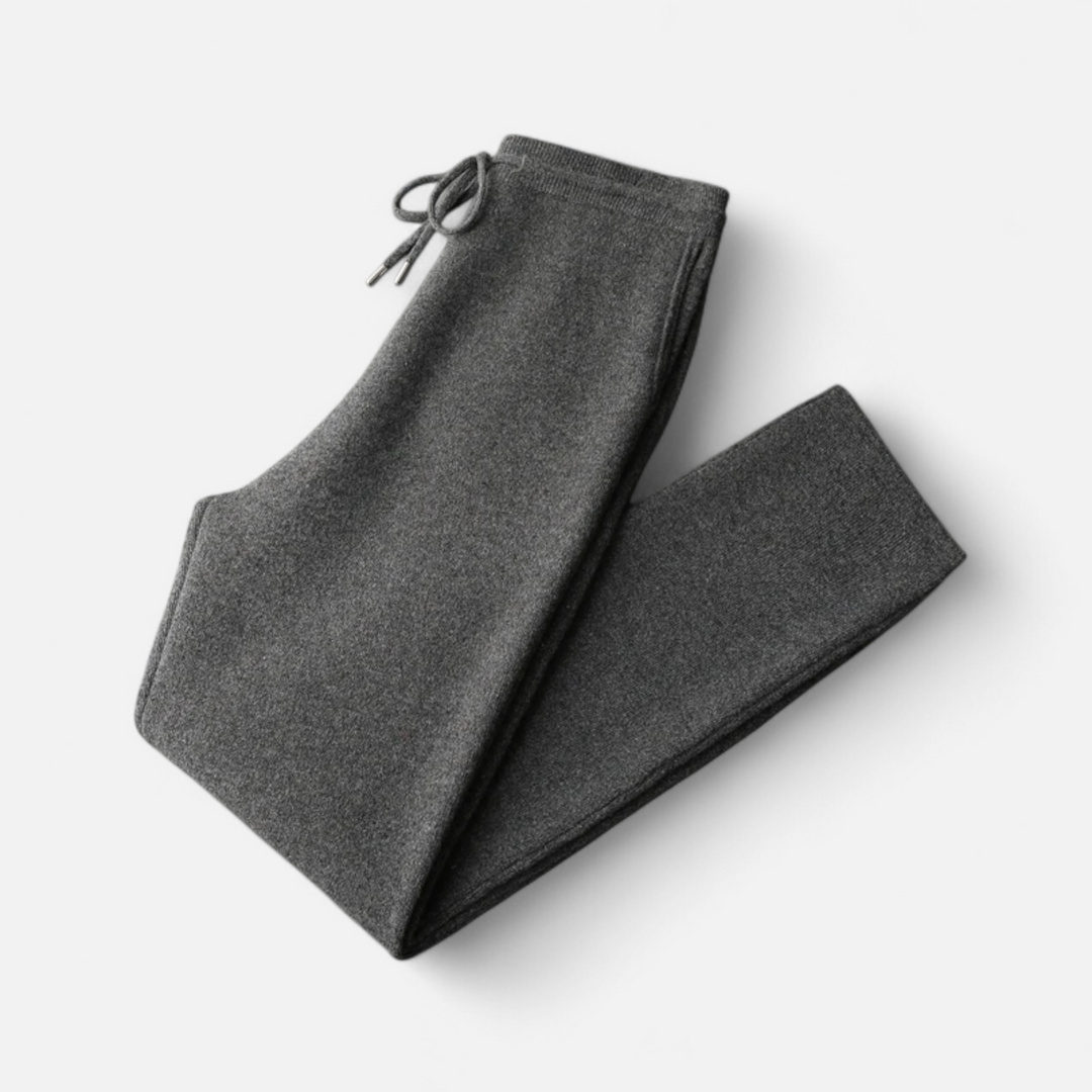 Charles Maison | Men’s Merino Wool Knitted Trousers