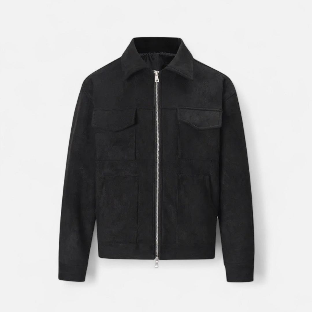 Charles Maison | Men’s Loose-Fit Suede Jacket