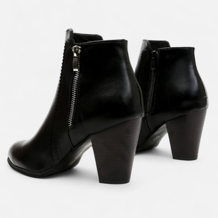 Charles Maison | Women’s Retro Zip-Heel Boots