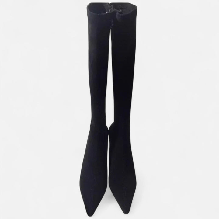 Charles Maison | Women’s Suede Thigh-High Heeled Boots