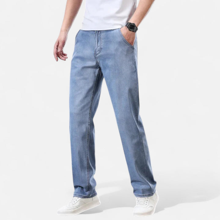 Charles Maison | Men’s Straight-Leg Lyocell Denim Jeans