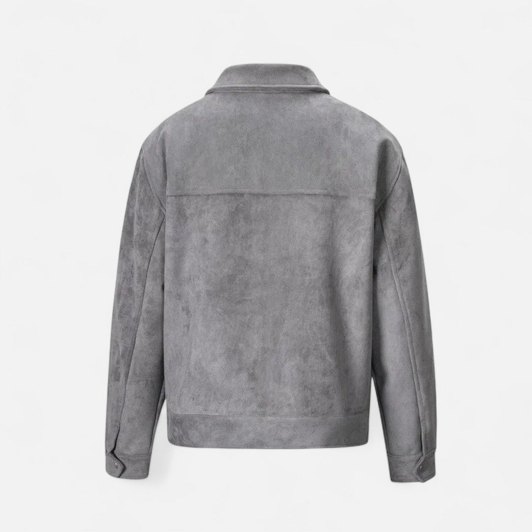 Charles Maison | Men’s Loose-Fit Suede Jacket