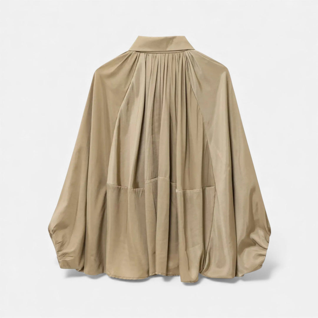 Charles Maison | Women’s Pleated Lapel Blouse