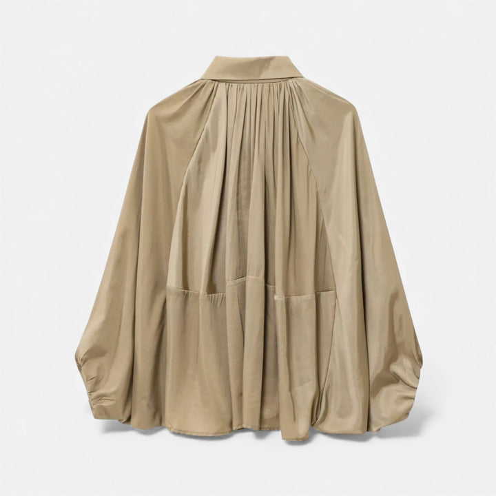 Charles Maison | Women’s Pleated Lapel Blouse