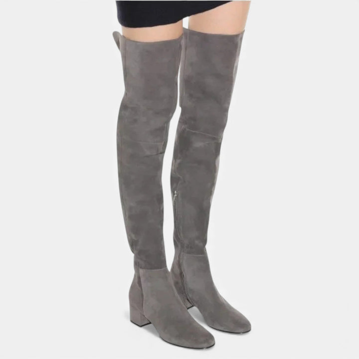Charles Maison | Women’s Over-the-Knee Synthetic Suede Winter Boots