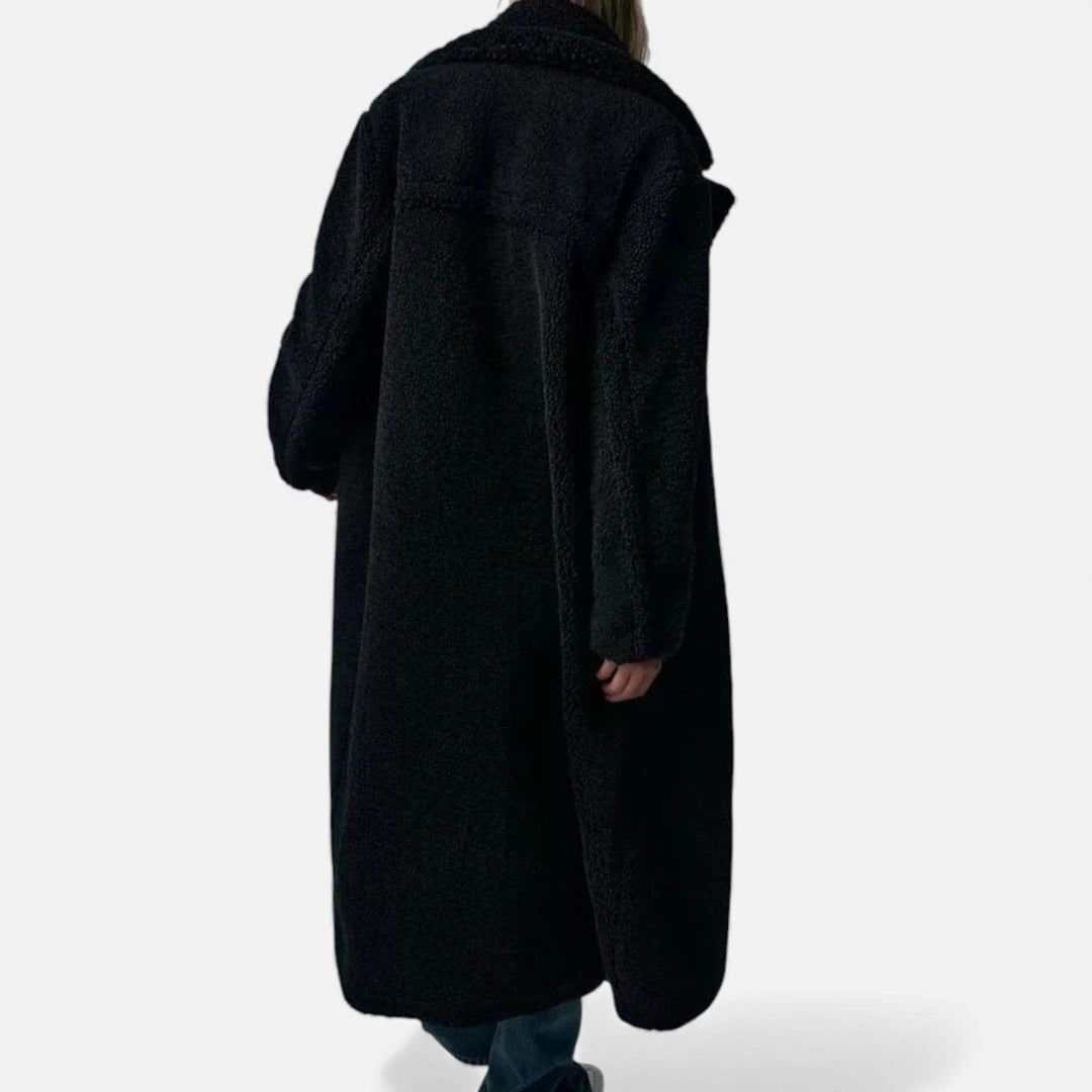 Charles Maison | Women’s Long Double-Breasted Teddy Coat