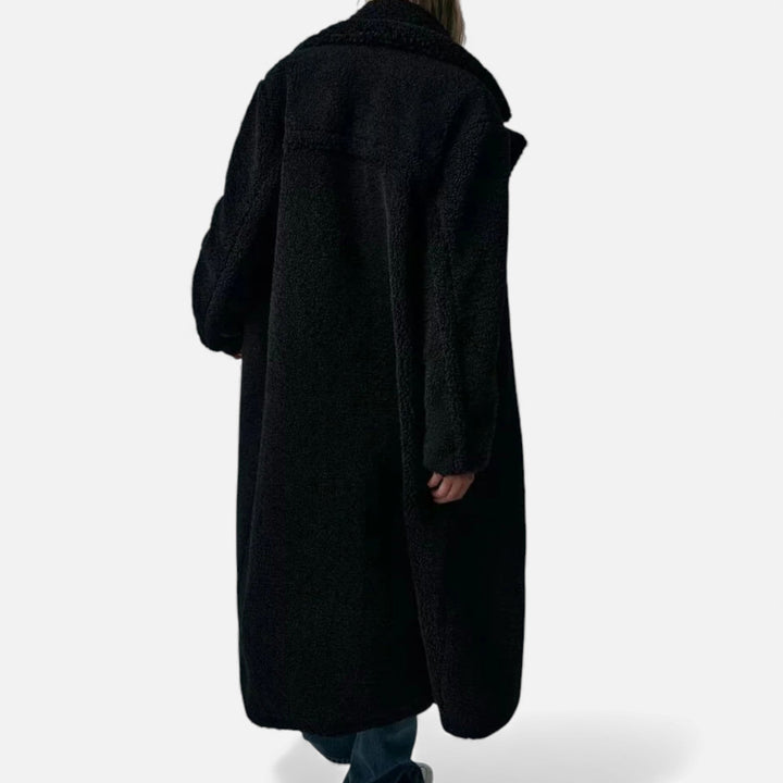 Charles Maison | Women’s Long Double-Breasted Teddy Coat