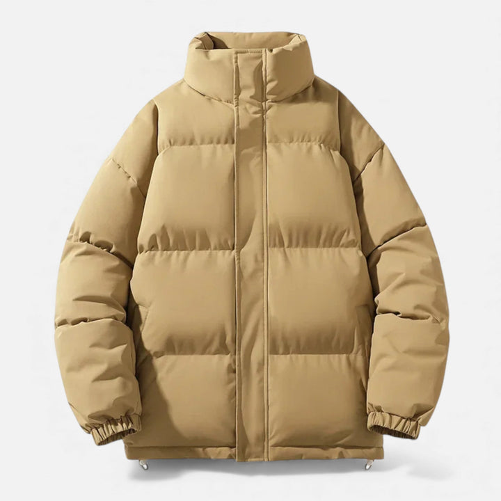 Charles Maison | Unisex Puffer Cotton Jacket with Stand Collar