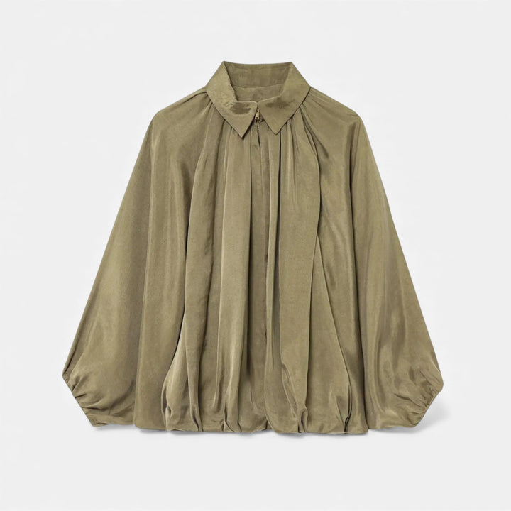 Charles Maison | Women’s Pleated Lapel Blouse