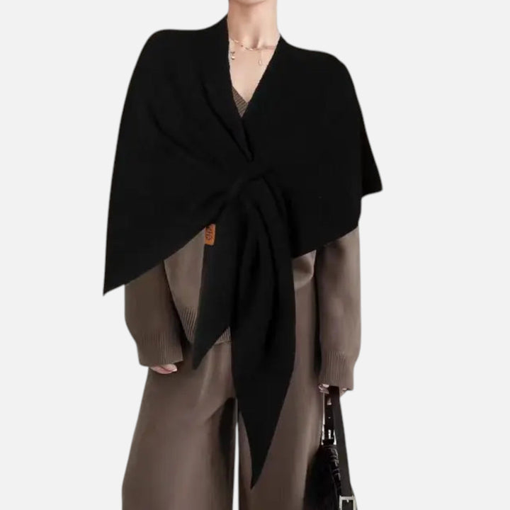 Charles Maison | Women’s Oversized Wool-Blend Triangle Shawl Scarf