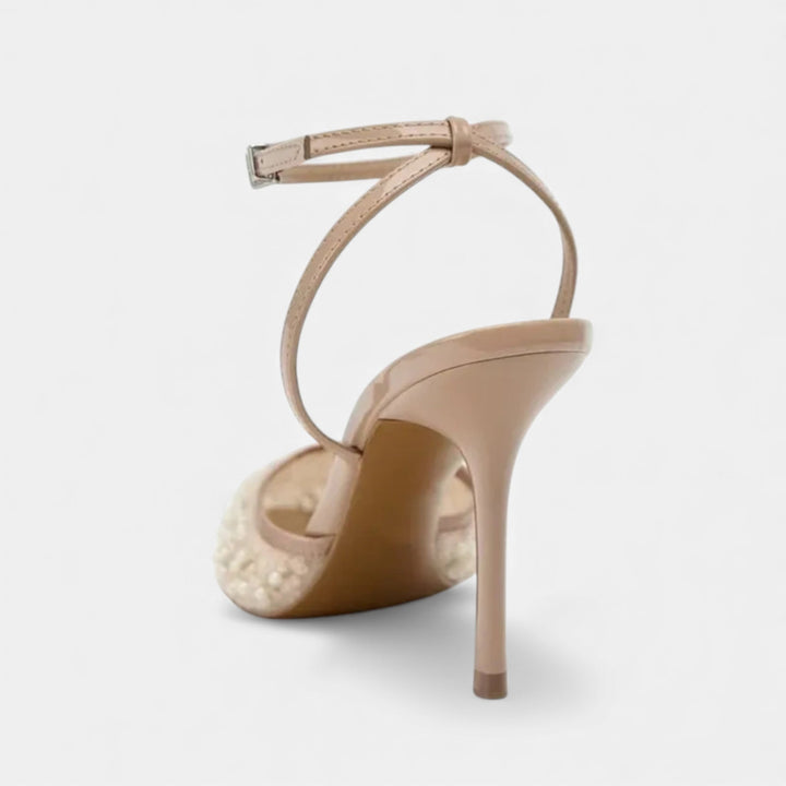 Charles Maison | Women’s Elegant Ankle-Wrap High Heels