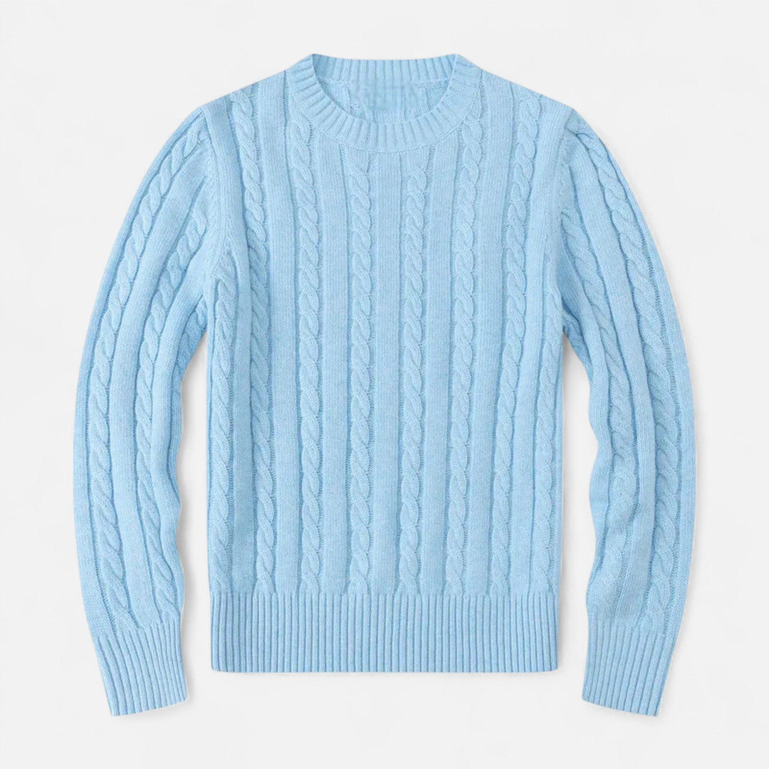 Charles Maison | Men’s Cotton Blend Sweater – Timeless Round Neck Style