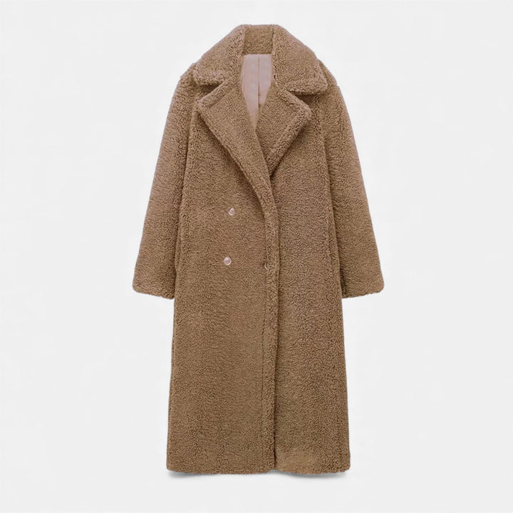 Charles Maison | Women’s Long Double-Breasted Teddy Coat