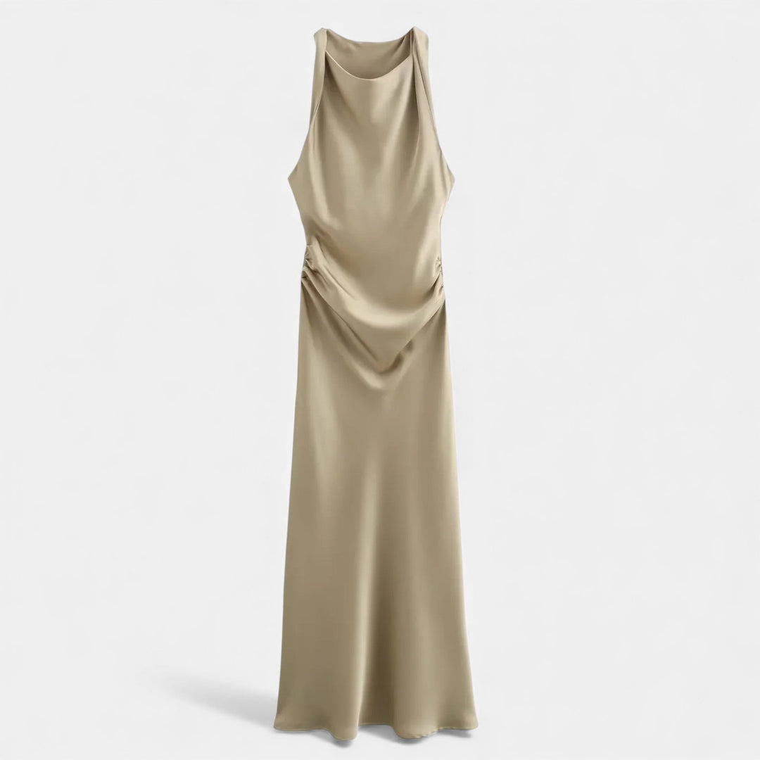 Charles Maison | Women’s Satin Slip Midi Dress