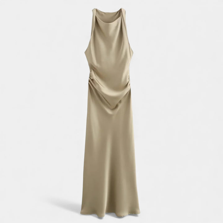 Charles Maison | Women’s Satin Slip Midi Dress