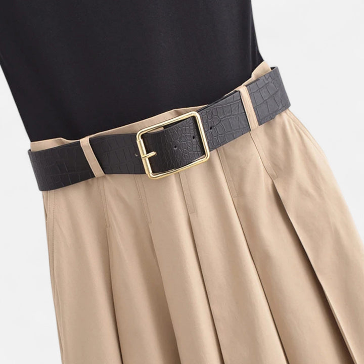 Charles Maison | Women’s Pleated Knitted Midi Dress