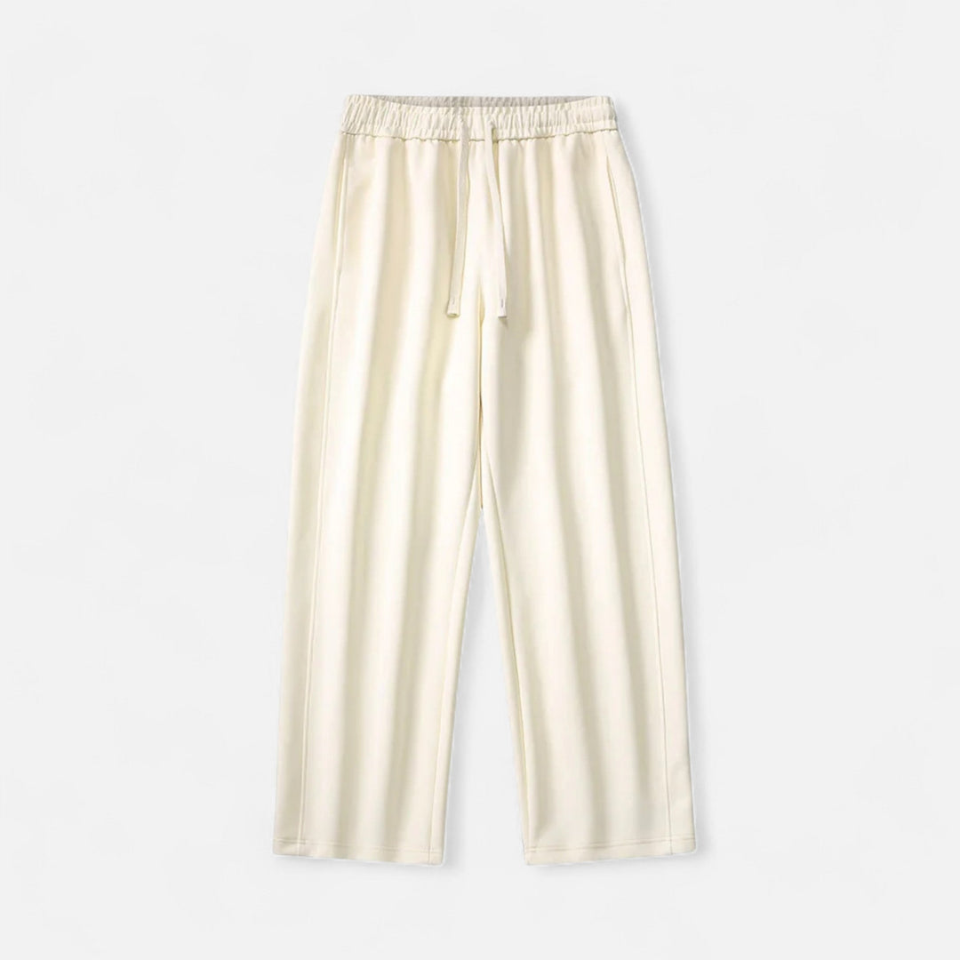 Charles Maison | Men’s Wide-Leg Cotton Jogger Pants