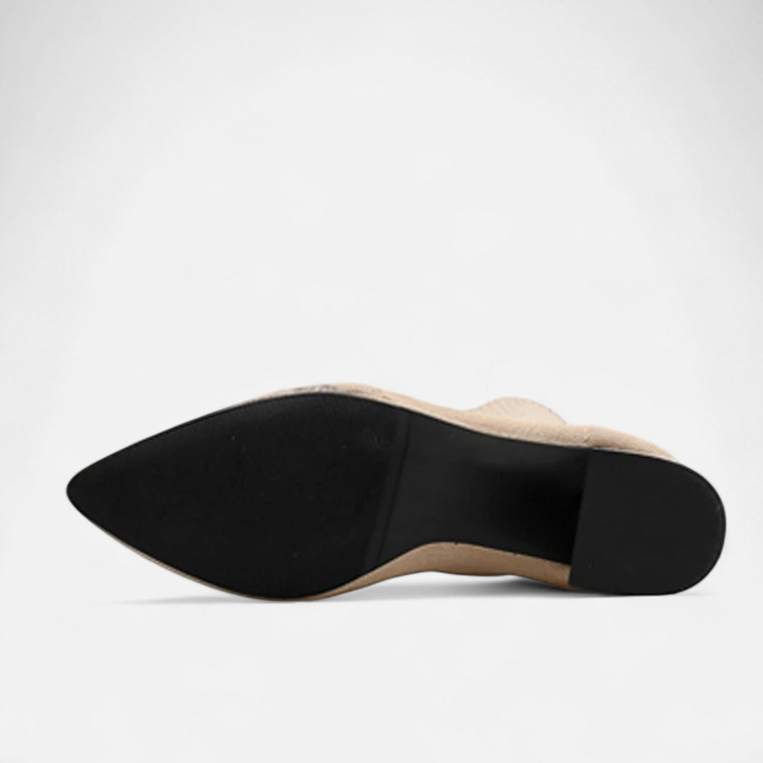 Charles Maison | Women’s Sock Boots – Sculpted Autumn Elegance