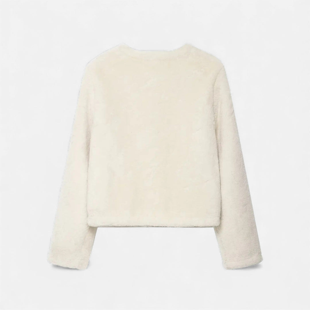Charles Maison | Women’s Faux Fur Toggle Button Jacket