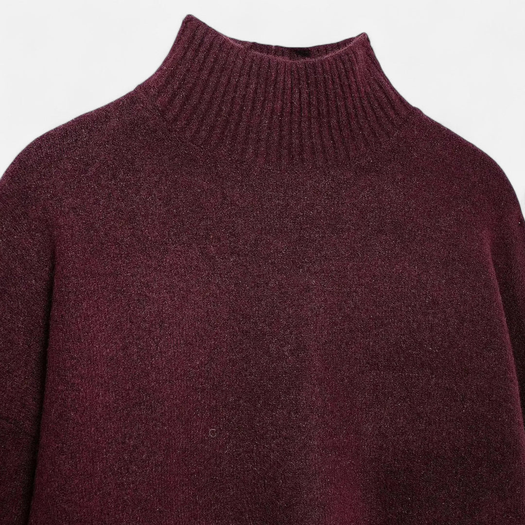Charles Maison | Women’s Vintage Turtleneck Sweater – Classic Winter Warmth