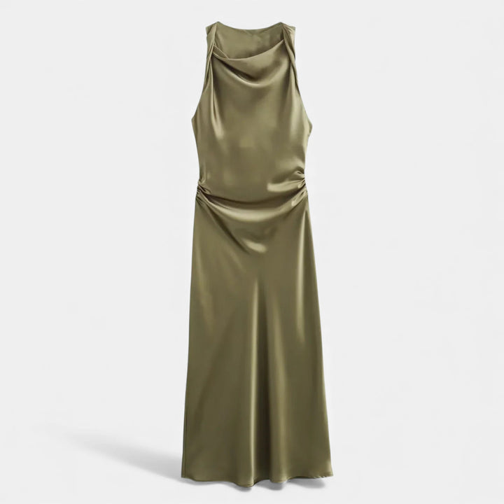 Charles Maison | Women’s Satin Slip Midi Dress