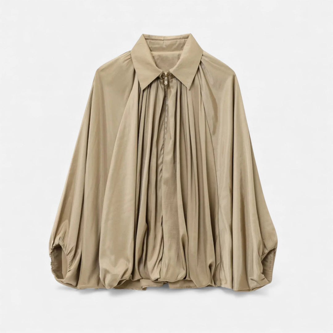 Charles Maison | Women’s Pleated Lapel Blouse