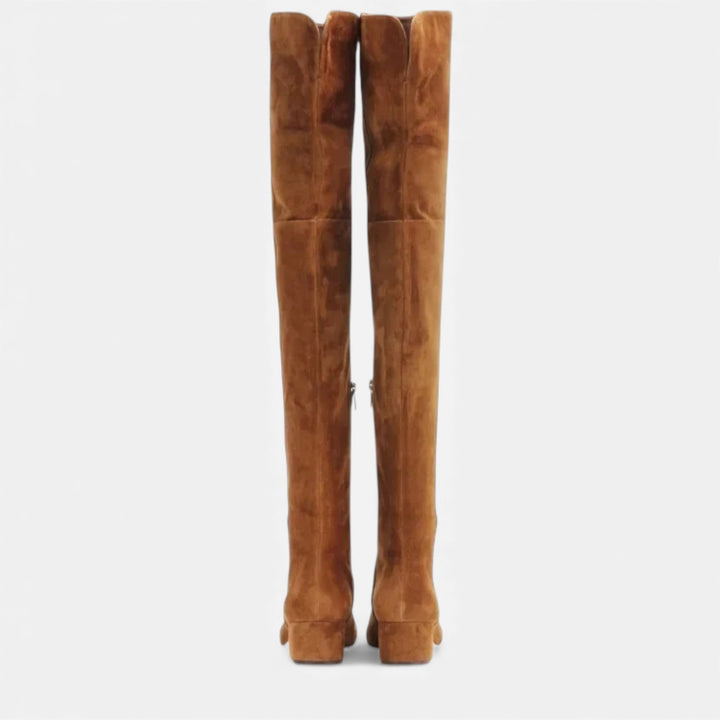 Charles Maison | Women’s Over-the-Knee Synthetic Suede Winter Boots