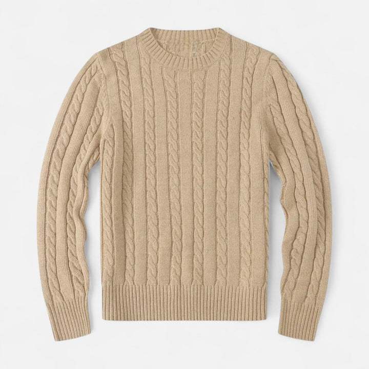 Charles Maison | Men’s Cotton Blend Sweater – Timeless Round Neck Style