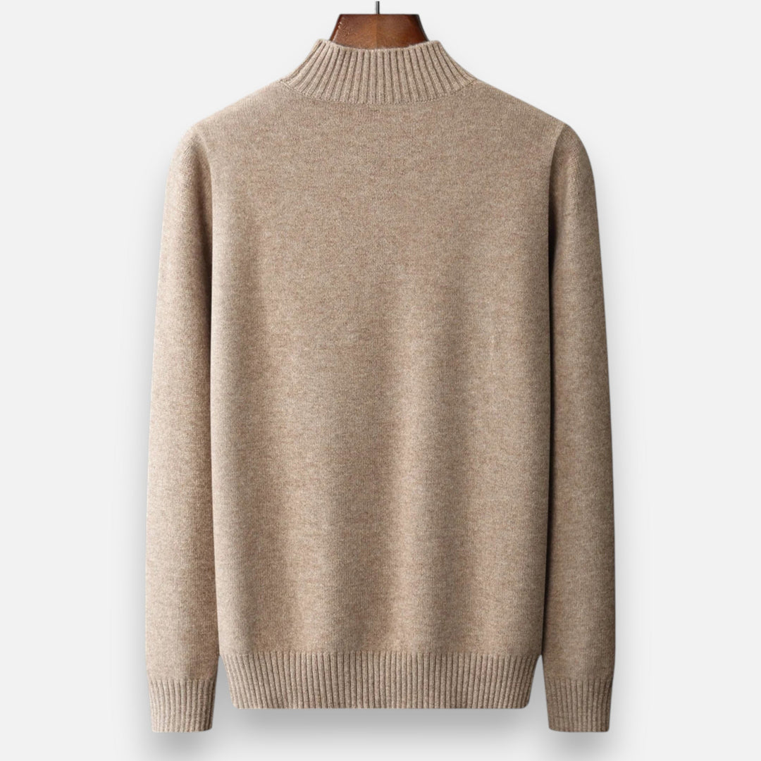 Charles Maison | Men’s Pure Wool Turtleneck Sweater