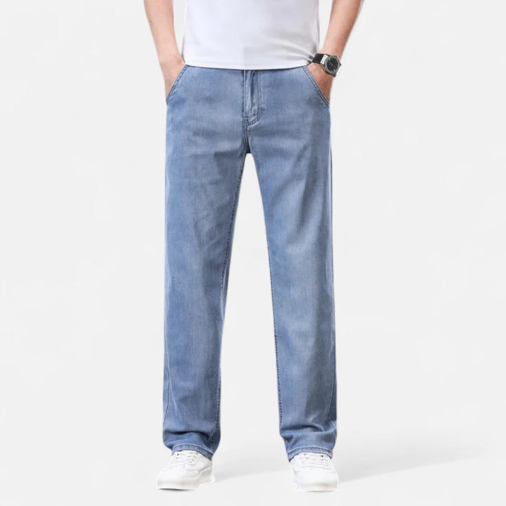 Charles Maison | Men’s Straight-Leg Lyocell Denim Jeans