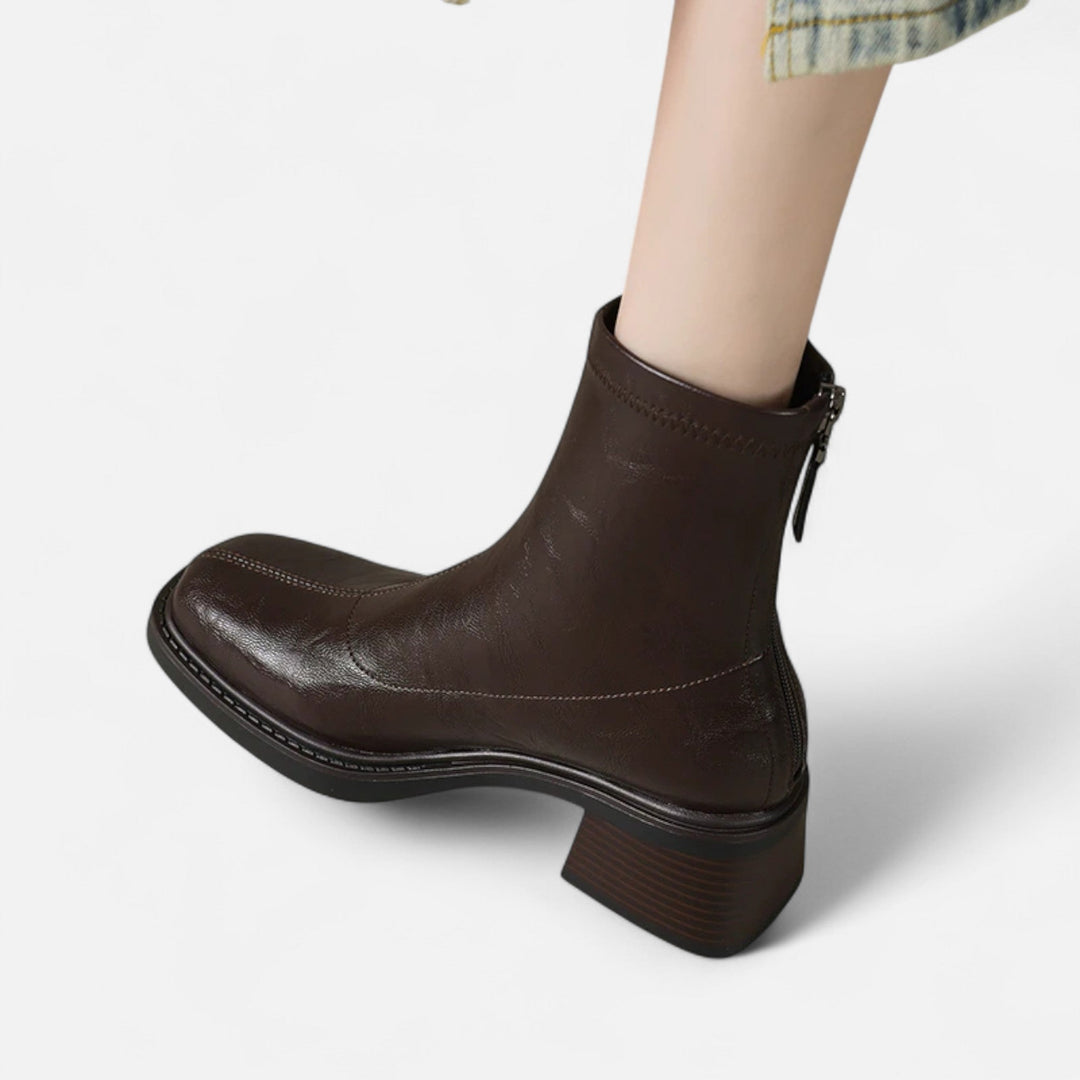 Charles Maison | Women’s Leather Boots – Refined Urban Classic