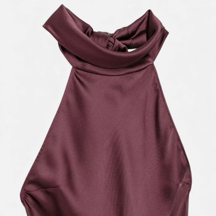 Charles Maison | Women’s Backless Satin Long Dress