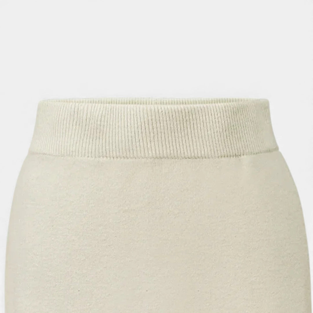 Charles Maison | Women’s Wool A-Line Split Midi Skirt