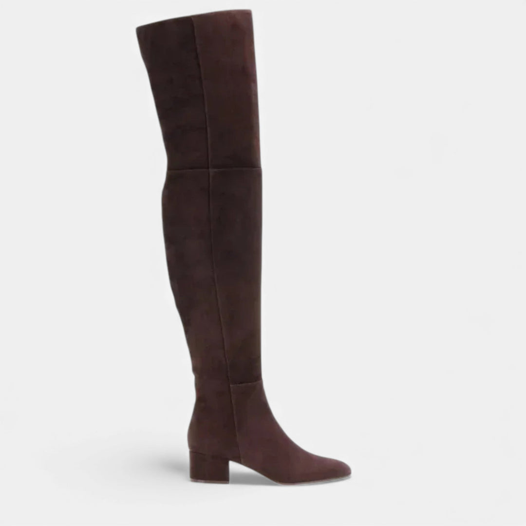 Charles Maison | Women’s Over-the-Knee Synthetic Suede Winter Boots