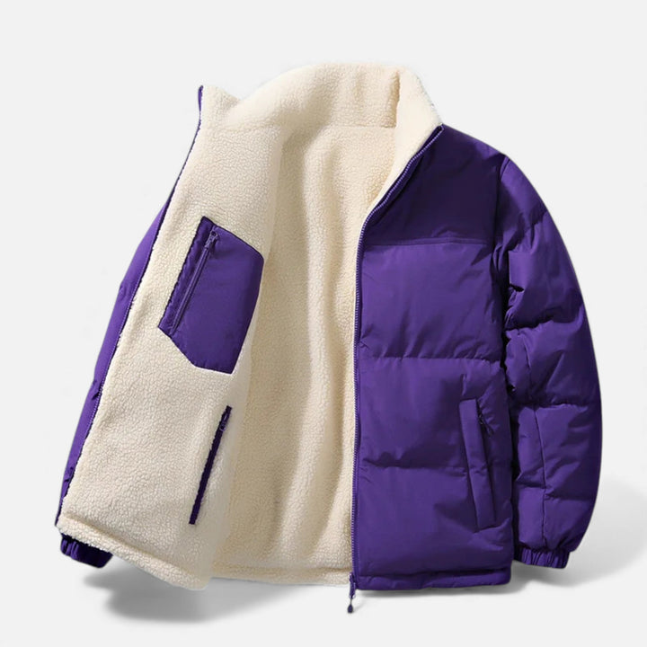Charles Maison | Men’s Plush-Lined Minimal Winter Puffer Jacket