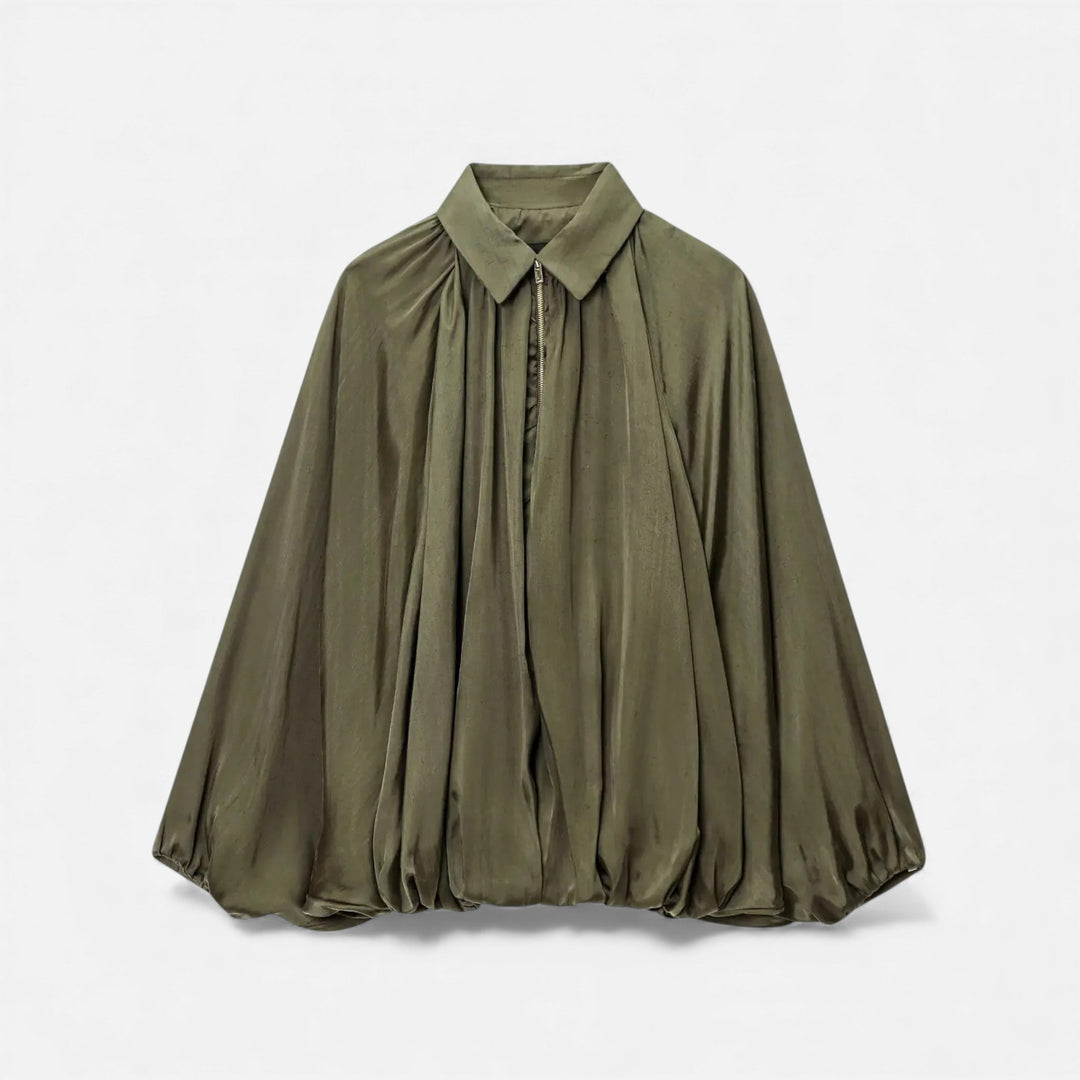 Charles Maison | Women’s Pleated Lapel Blouse