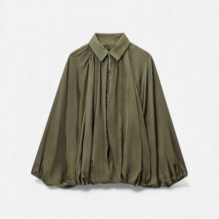 Charles Maison | Women’s Pleated Lapel Blouse