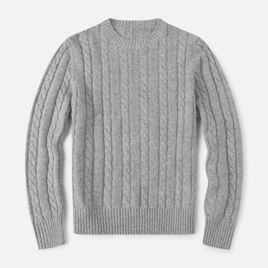 Charles Maison | Men’s Cotton Blend Sweater – Timeless Round Neck Style