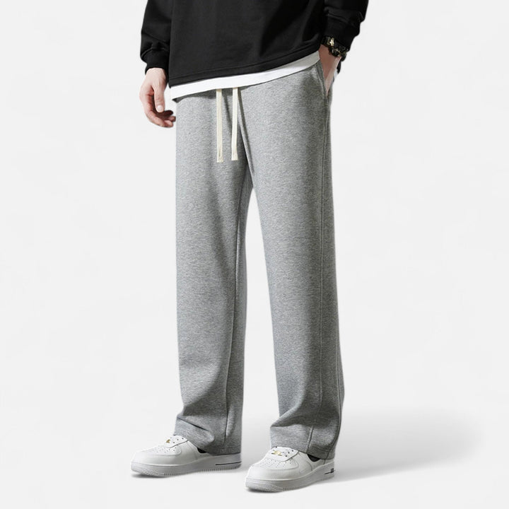 Charles Maison | Men’s Wide-Leg Cotton Jogger Pants