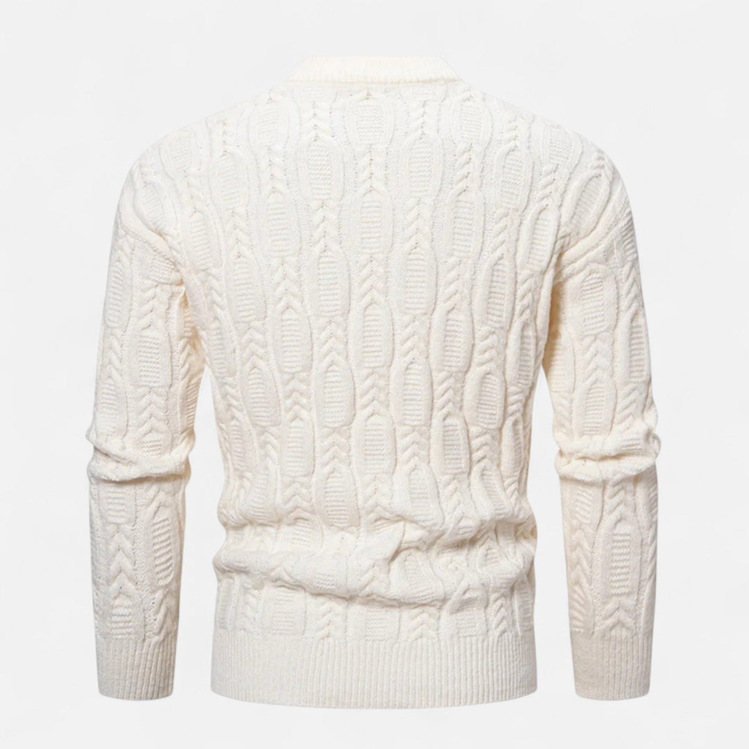 Charles Maison | Men’s Classic Crewneck Knit Sweater