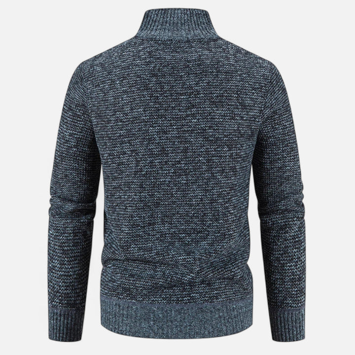 Charles Maison | Men’s Fleece Stand-Collar Patchwork Jacket
