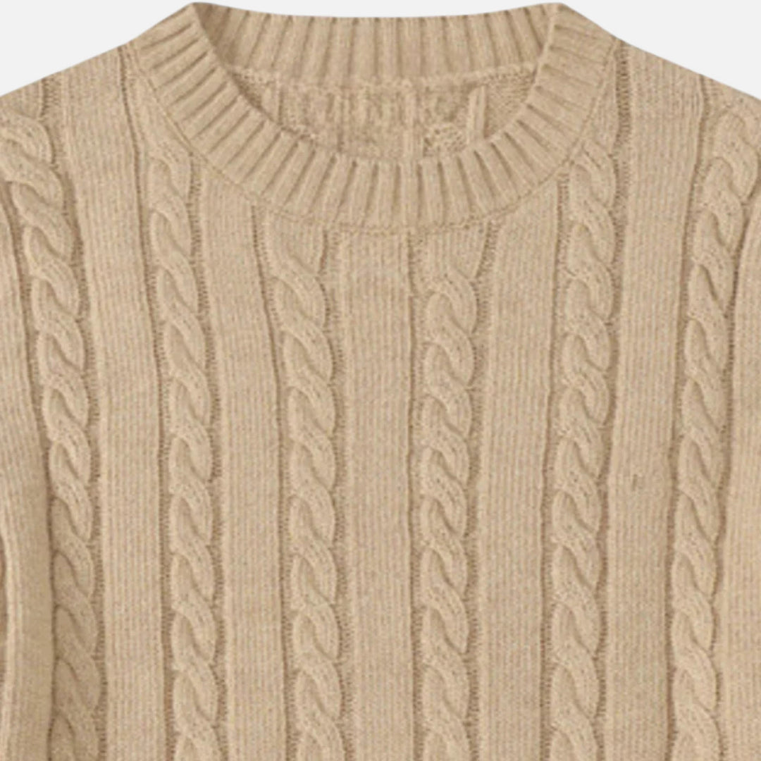 Charles Maison | Men’s Cotton Blend Sweater – Timeless Round Neck Style