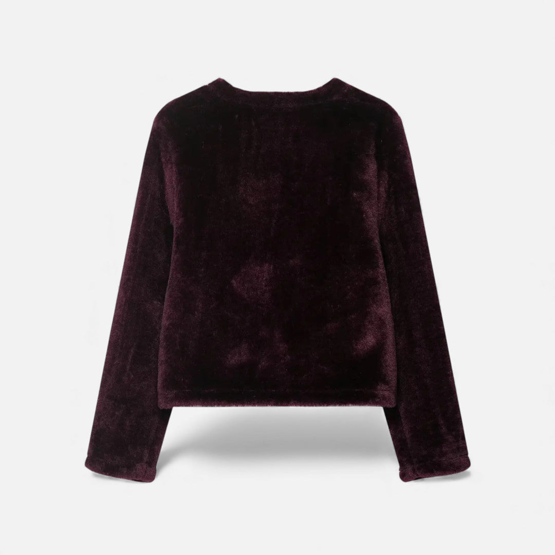 Charles Maison | Women’s Faux Fur Toggle Button Jacket