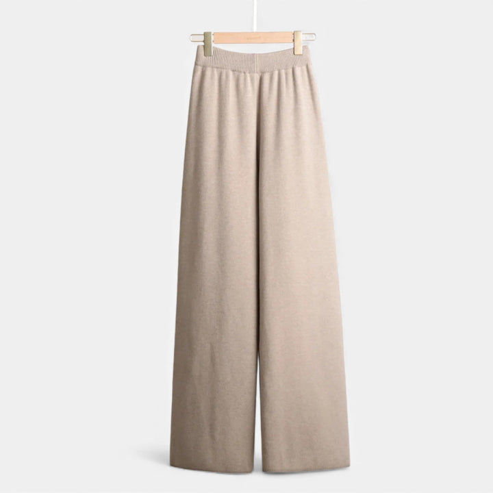 Charles Maison | Women’s Cashmere-Feel Polo Lounge Set with Elegant Knit Detail