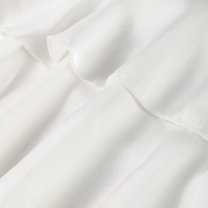 Charles Maison | Women's Elegant Chiffon Ruffled Blouse