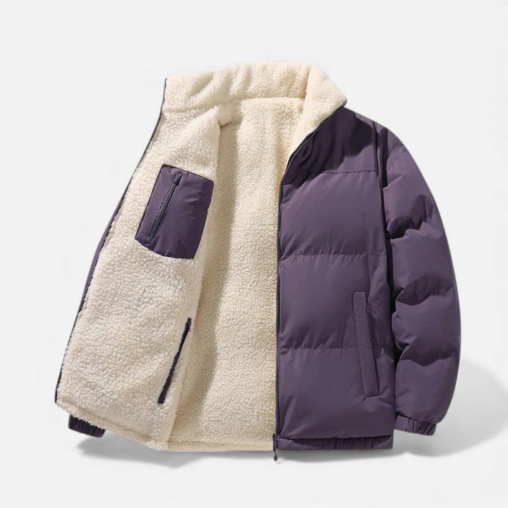 Charles Maison | Men’s Plush-Lined Minimal Winter Puffer Jacket