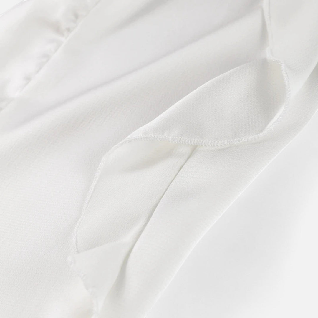 Charles Maison | Women's Elegant Chiffon Ruffled Blouse